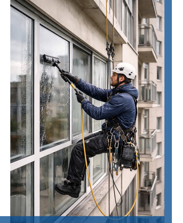 Мойка балконного остекления в Фурманове от 3566 р. | ВЫСОТНИК-Фрв