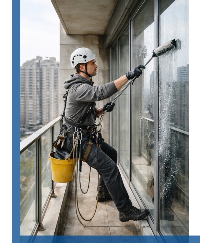 Профессиональная мойка балконного остекления в Фурманове