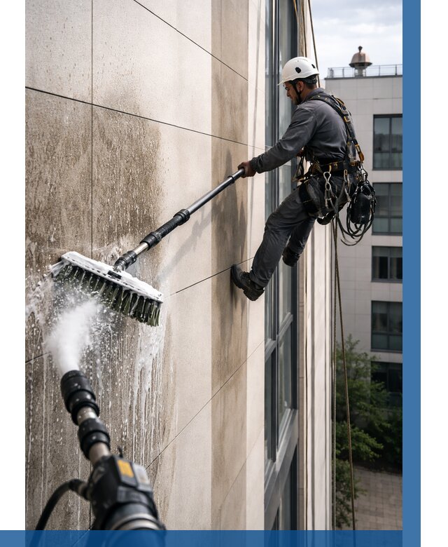 Мойка фасада из керамогранита в Фурманове от 306 р. | ВЫСОТНИК-Фрв