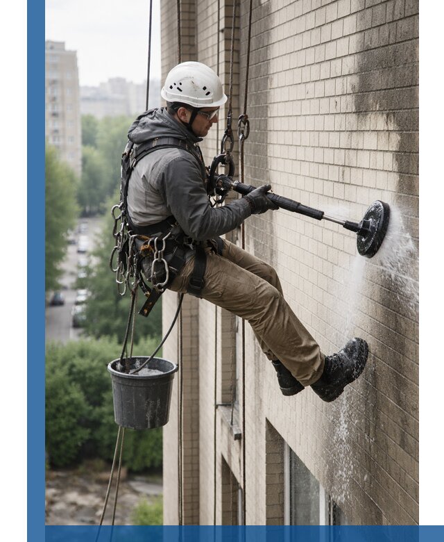 Очистка фасада от копоти в Фурманове профессионально и безопасно