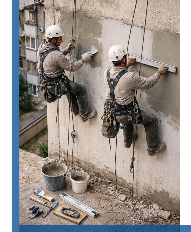 Комплексный ремонт штукатурного фасада с гарантией в Фурманове