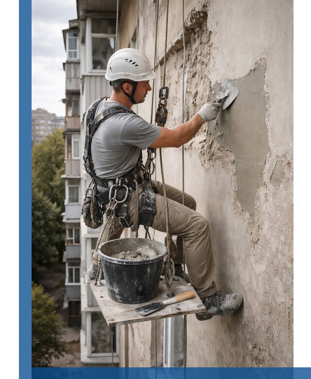 Восстановление фасадной штукатурки в Фурманове с гарантией качества