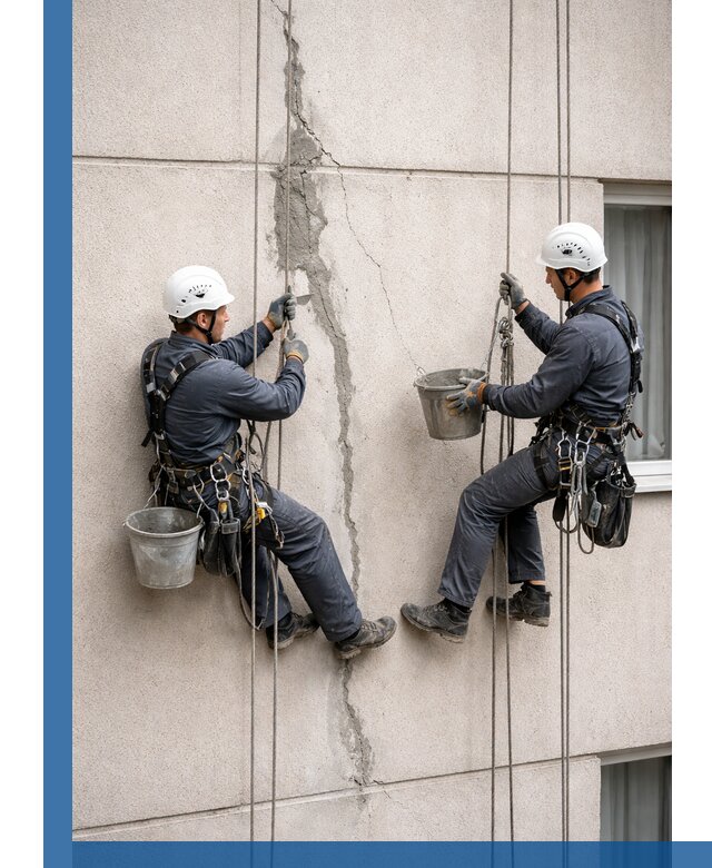 Заделка трещин на фасаде в Фурманове с гарантийным ремонтом