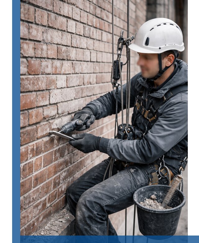 Расшивка кирпичных швов фасадов и стен, ремонт в Фурманове