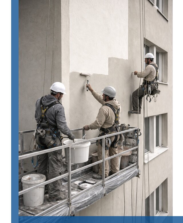 Покраска оштукатуренного фасада в Фурманове под ключ с гарантией