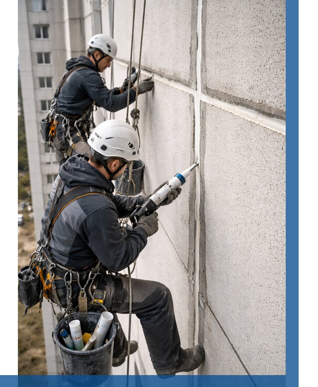 Герметизация межпанельных швов в Фурманове от 713 р. | ВЫСОТНИК-Фрв