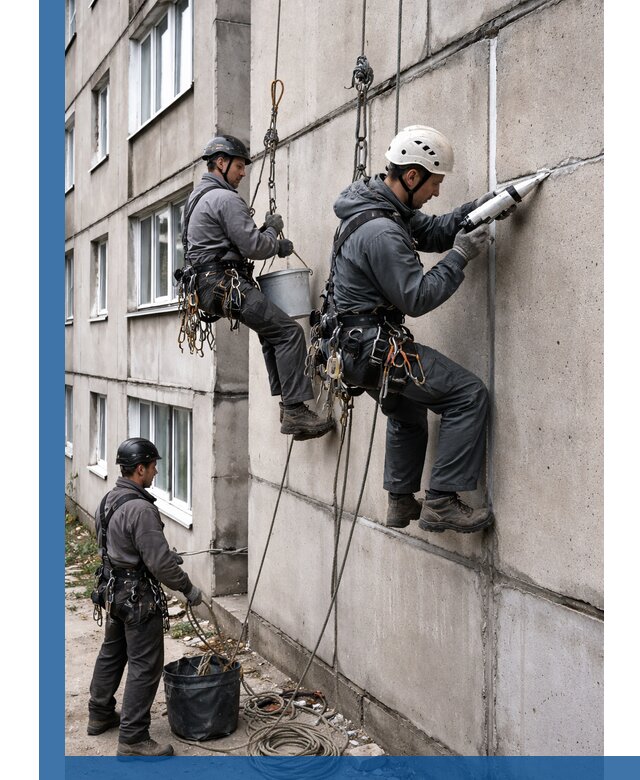 Герметизация межпанельных швов в Фурманове с гарантией герметичности