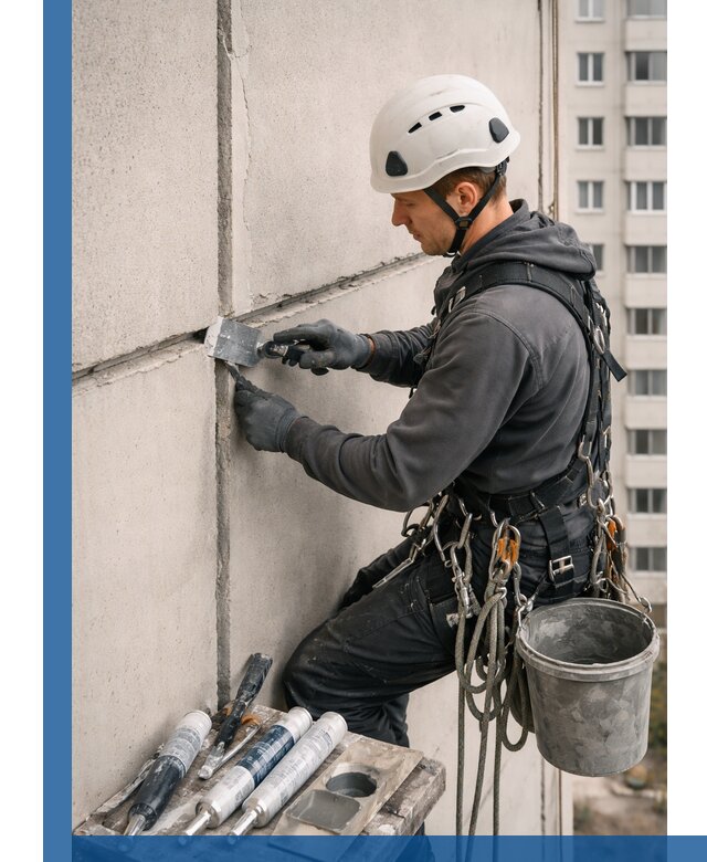 Ремонт межпанельных швов в Фурманове герметизация и восстановление