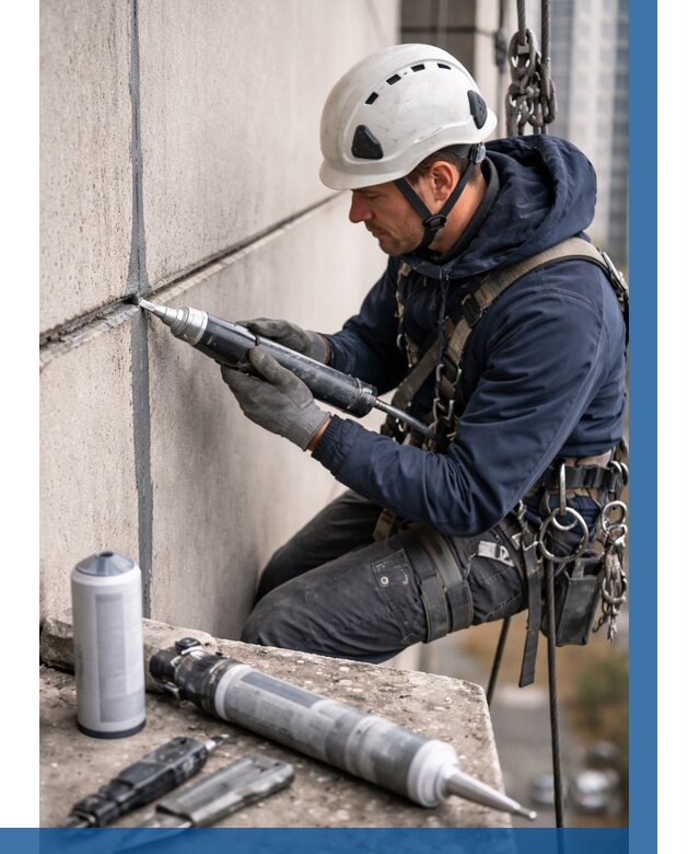 Вторичная герметизация швов в Фурманове от 458 р. | ВЫСОТНИК-Фрв