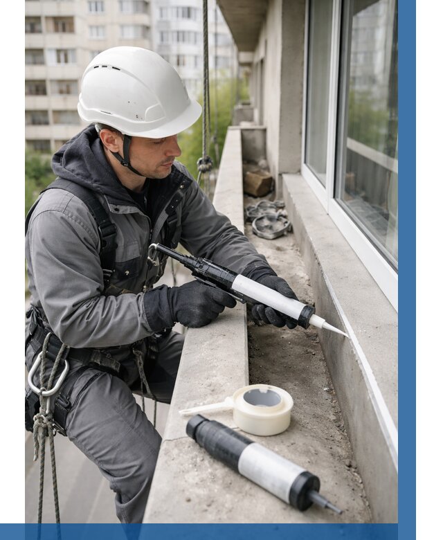 Герметизация швов лоджии в Фурманове от 4585 р. | ВЫСОТНИК-Фрв