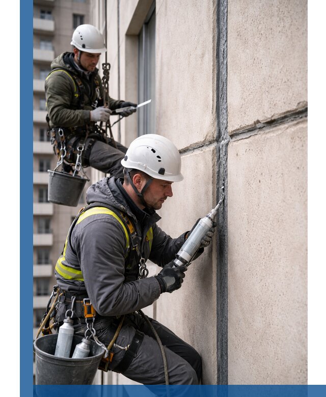 Герметизация деформационных швов фасада в Фурманове качественно