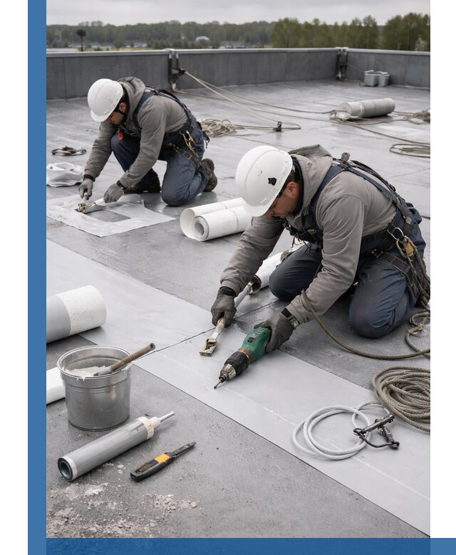 Ремонт мембранной кровли в Фурманове качественно и с гарантией