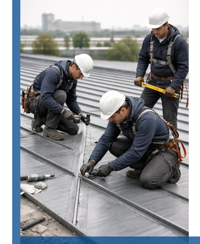 Ремонт фальцевой кровли в Фурманове срочно и качественно