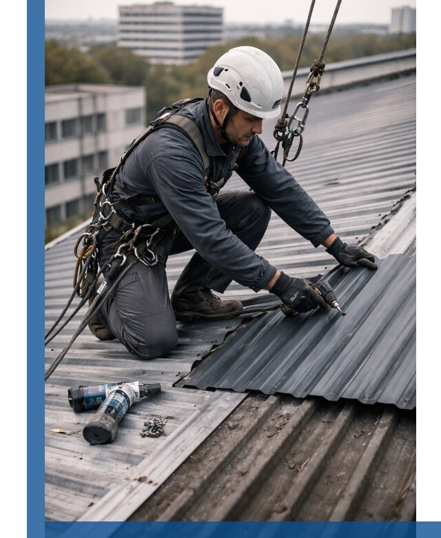 Ремонт профнастила на кровле в Фурманове, работы под ключ