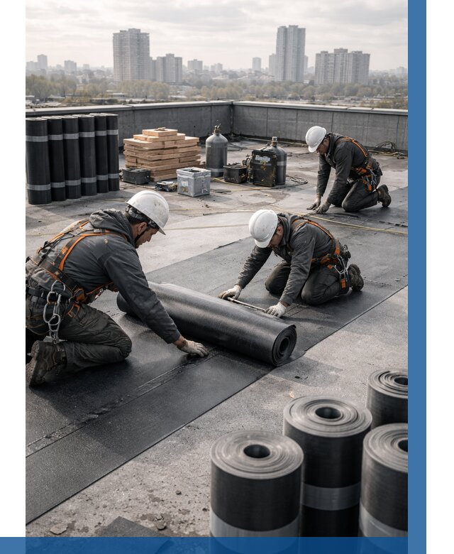 Монтаж мягкой кровли под ключ в Фурманове от 458 р. | ВЫСОТНИК-Фрв