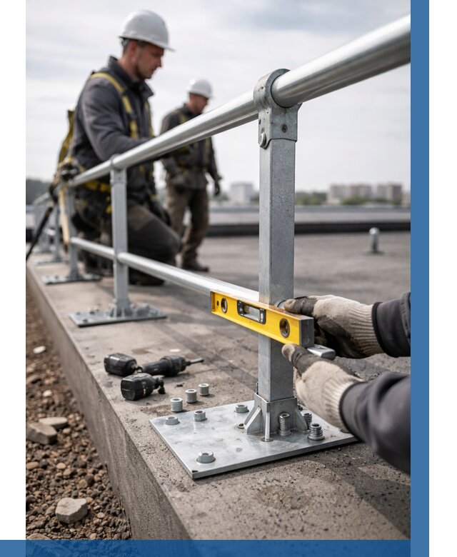 Монтаж кровельного ограждения в Фурманове от 1223 р. | ВЫСОТНИК-Фрв