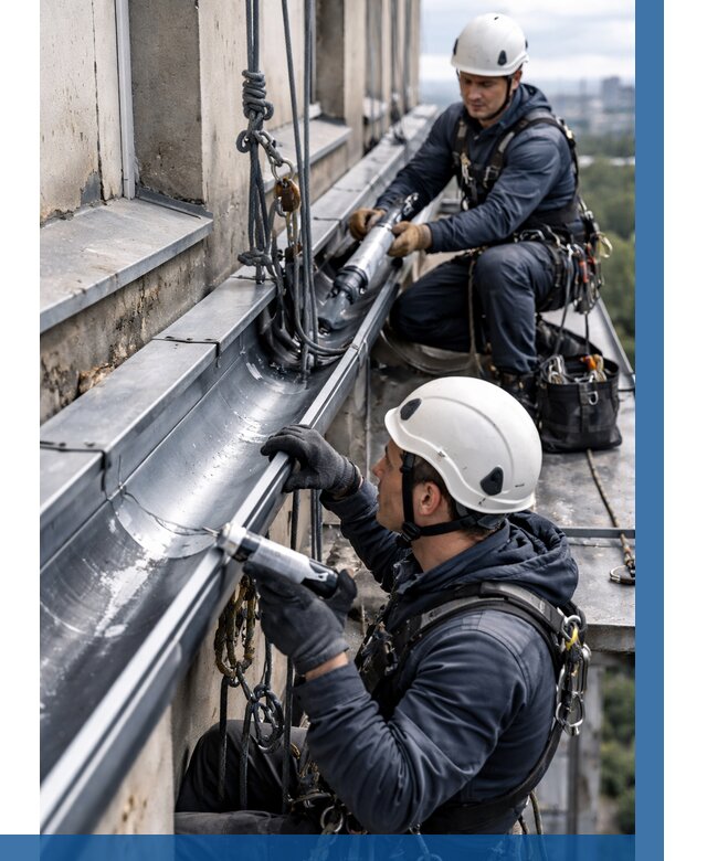 Ремонт водосточных желобов в Фурманове от 6622 р. | ВЫСОТНИК-Фрв