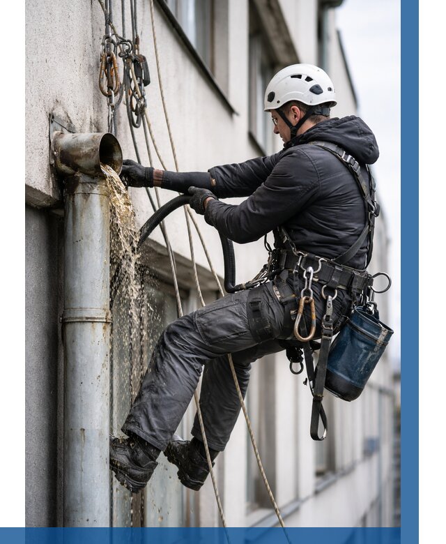 Прочистка водосточных труб в Фурманове от 3566 р. | ВЫСОТНИК-Фрв