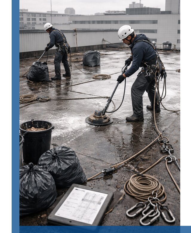 Плановая очистка кровли по графику в Фурманове для безопасности