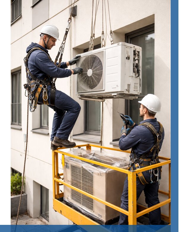 Демонтаж внешнего блока кондиционера в Фурманове от 3566 р. | ВЫСОТНИК-Фрв