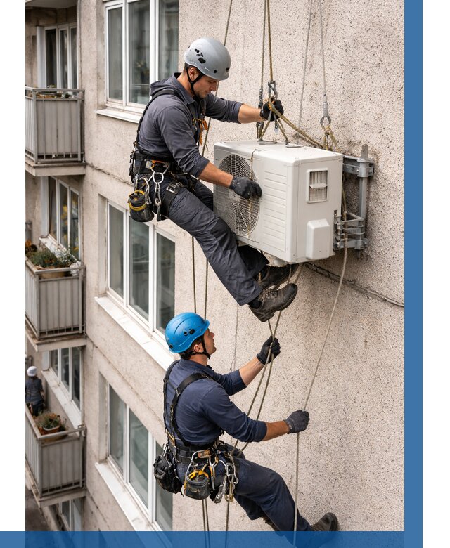 Перенос внешнего блока кондиционера в Фурманове от 9169 р.| ВЫСОТНИК-Фрв