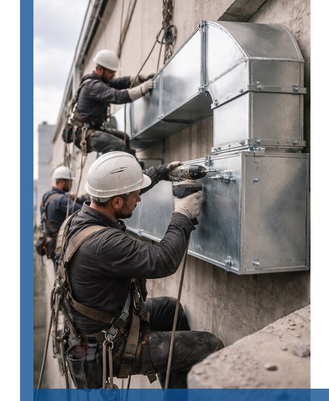 Профессиональный монтаж вентиляционных коробов в Фурманове под ключ