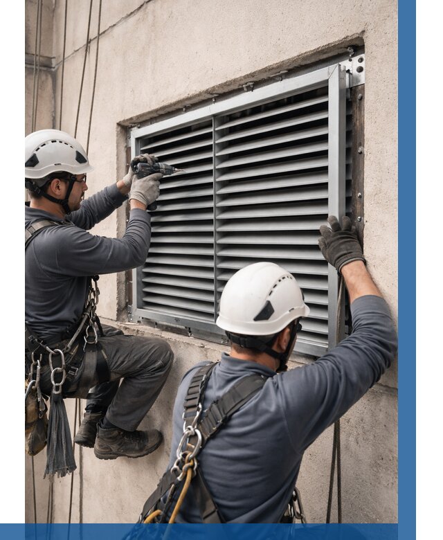 Монтаж вентиляционных решеток в Фурманове от 4585 р. | ВЫСОТНИК-Фрв