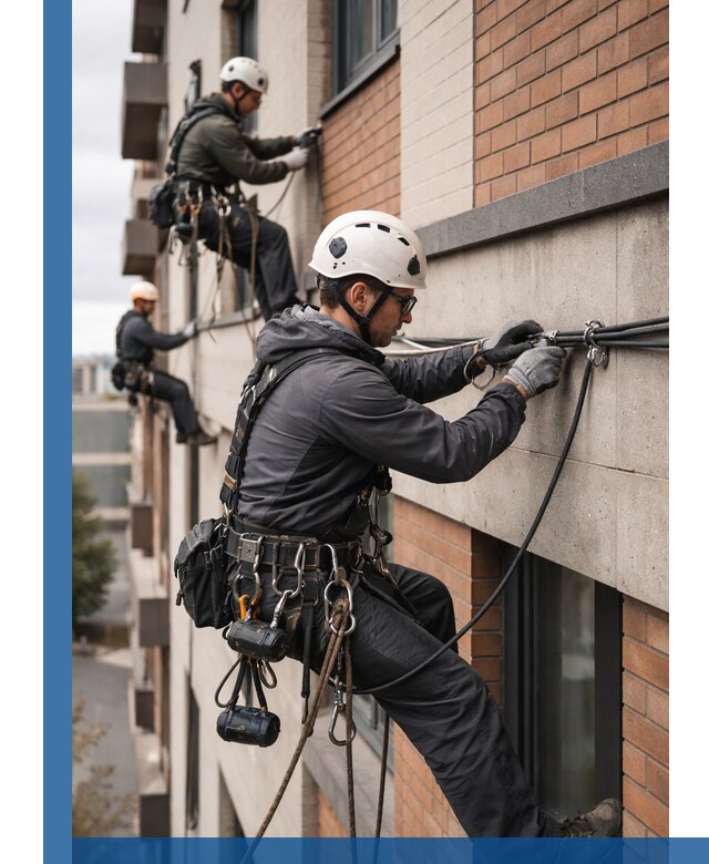 Крепление кабеля на фасаде монтаж и крепеж в Фурманове