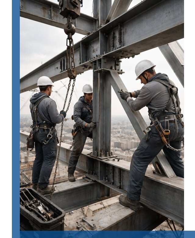 Профессиональный монтаж металлоконструкций на высоте в Фурманове