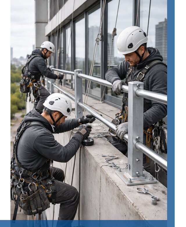 Монтаж ограждений на высоте в Фурманове, от 1223 р. | ВЫСОТНИК-Фрв