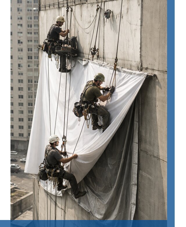 Замена баннерного полотна в Фурманове от 6622 р. | ВЫСОТНИК-Фрв—заказать