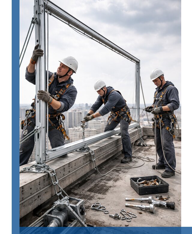 Монтаж крышных рекламных конструкций под ключ в Фурманове