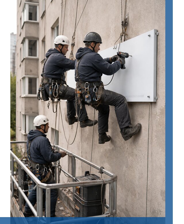 Монтаж табличек и указателей в Фурманове от 3566 р. | ВЫСОТНИК-Фрв