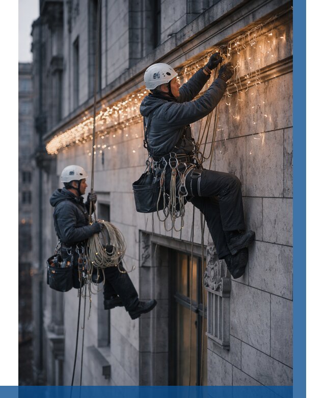 Монтаж новогодней иллюминации в Фурманове от 8660 р. | ВЫСОТНИК-Фрв