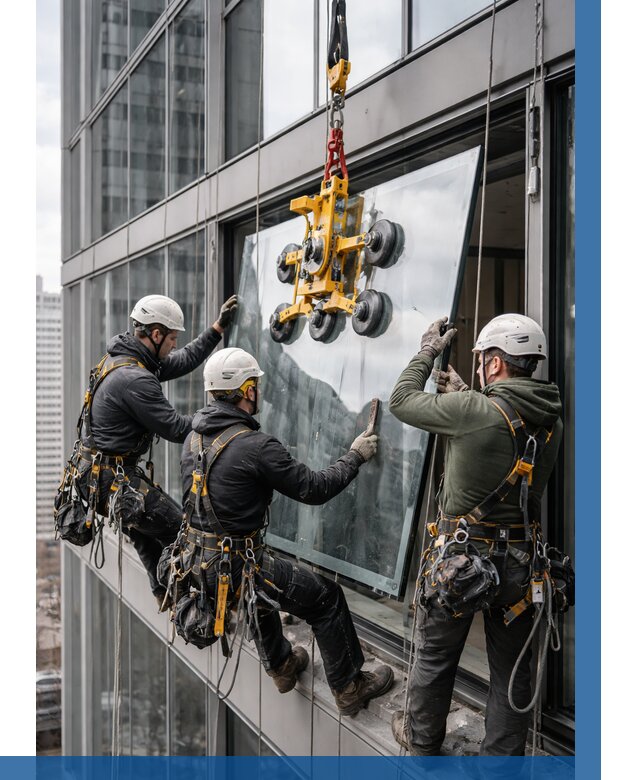 Фасадное остекление зданий под ключ в Фурманове от 10188 р. | ВЫСОТНИК-Фрв