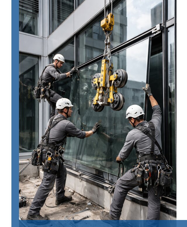 Структурное остекление фасадов в Фурманове монтаж и обслуживание