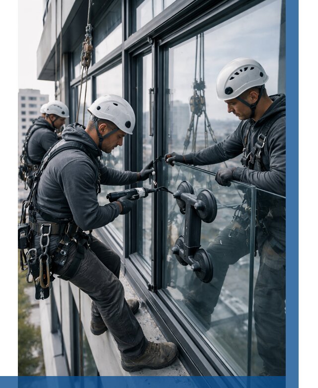 Витражное остекление зданий в Фурманове от 3566 р. | ВЫСОТНИК-Фрв