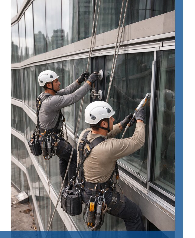 Радиусное остекление фасада в Фурманове от 12226 р. | ВЫСОТНИК-Фрв