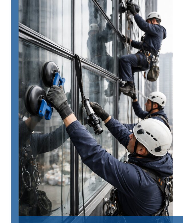 Радиусное остекление фасадов под ключ в Фурманове с гарантиями