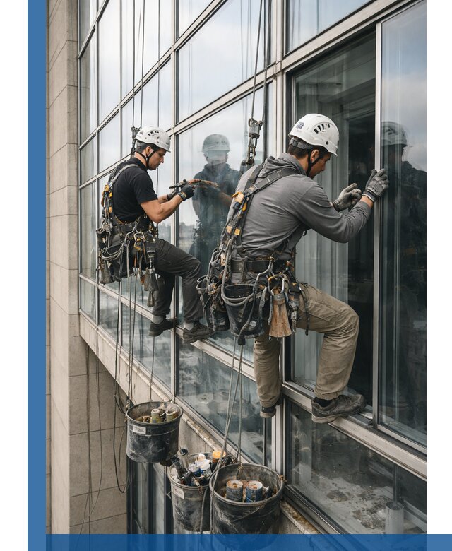 Ремонт витражных конструкций и фасадного остекления в Фурманове