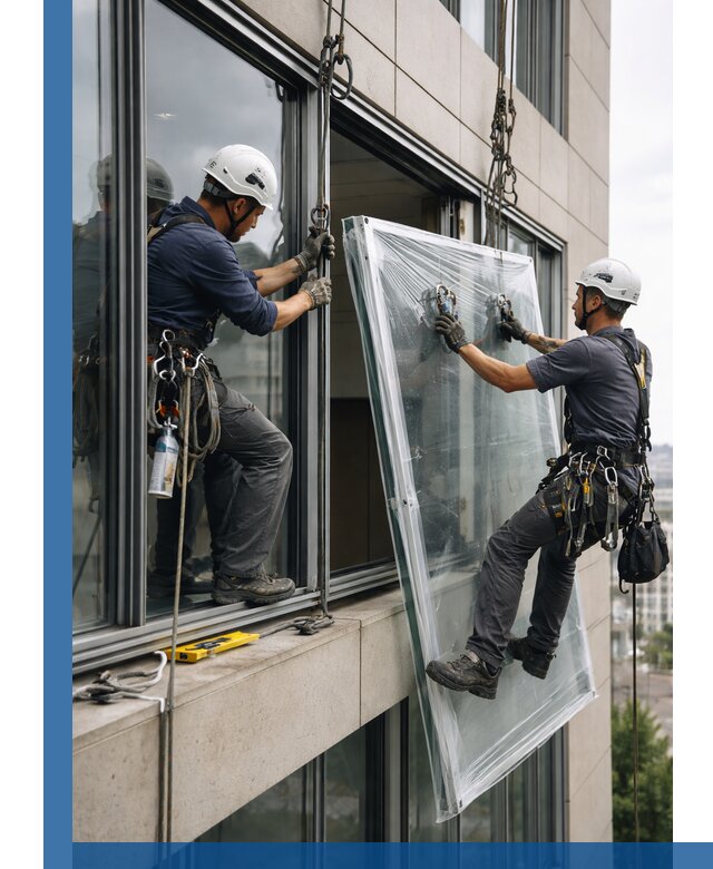 Профессиональная замена стекла в витраже в Фурманове с гарантией