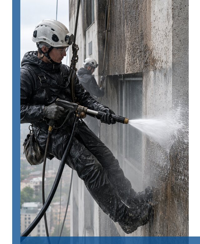 Гидроструйная очистка фасадов и конструкций в Фурманове