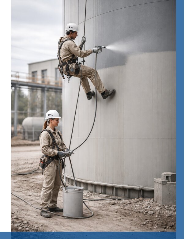 Покраска резервуаров в Фурманове от 1223 р. | ВЫСОТНИК-Фрв — заказать