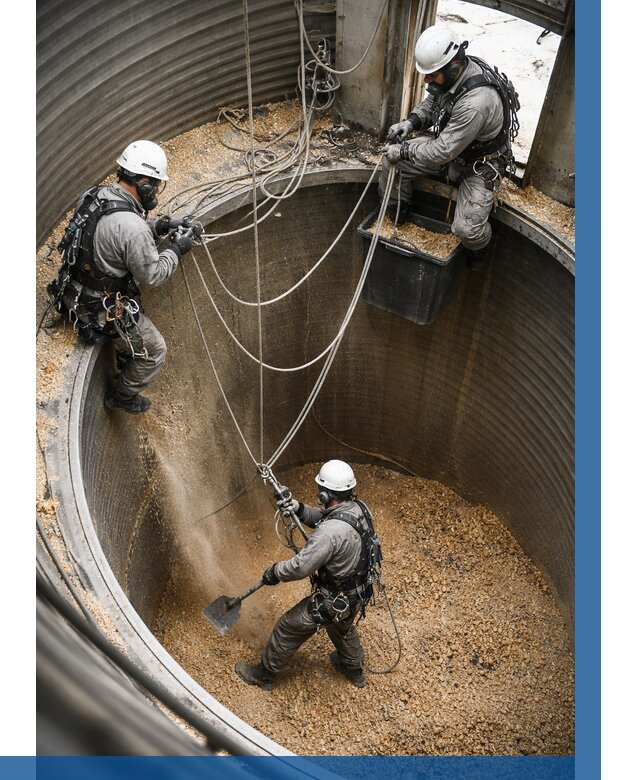 Чистка зерновых бункеров в Фурманове от 12226 р. | ВЫСОТНИК-Фрв