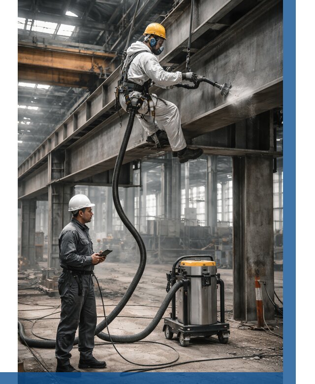 Обеспыливание конструкций в цехе в Фурманове от 4279 р. | ВЫСОТНИК-Фрв