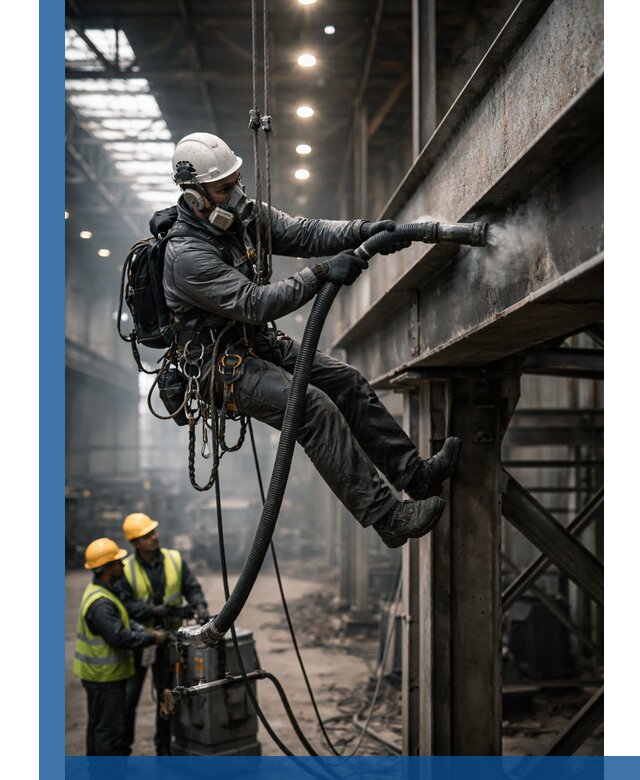 Обеспыливание конструкций в цехах промышленного производства в Фурманове