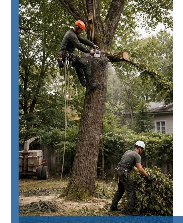 Кронирование деревьев в Фурманове, безопасная высотная обрезка