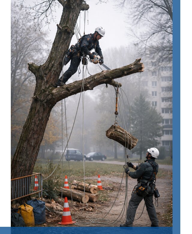 Удаление аварийных деревьев в Фурманове от 15282 р. | ВЫСОТНИК-Фрв