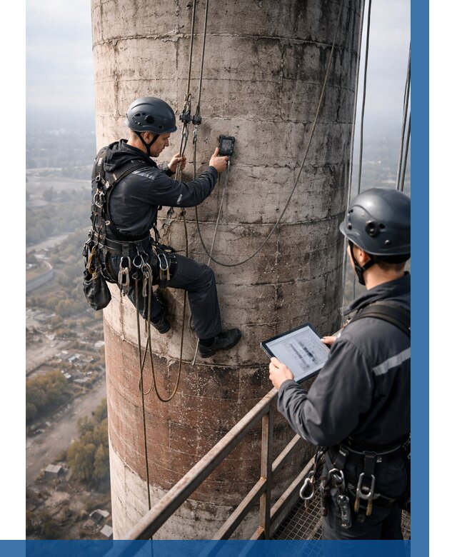 Обследование дымовой трубы в Фурманове от 8150 р. | ВЫСОТНИК-Фрв