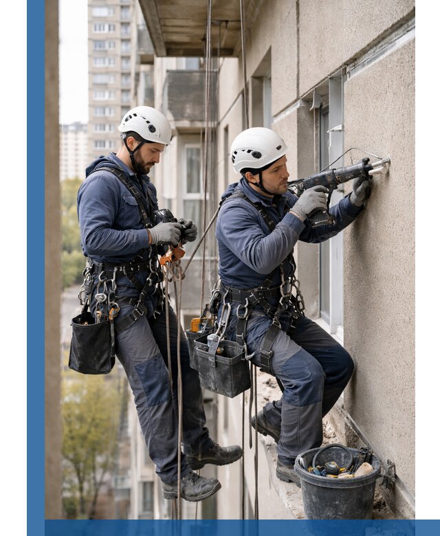 Промышленные альпинисты высотные работы и монтаж в Фурманове